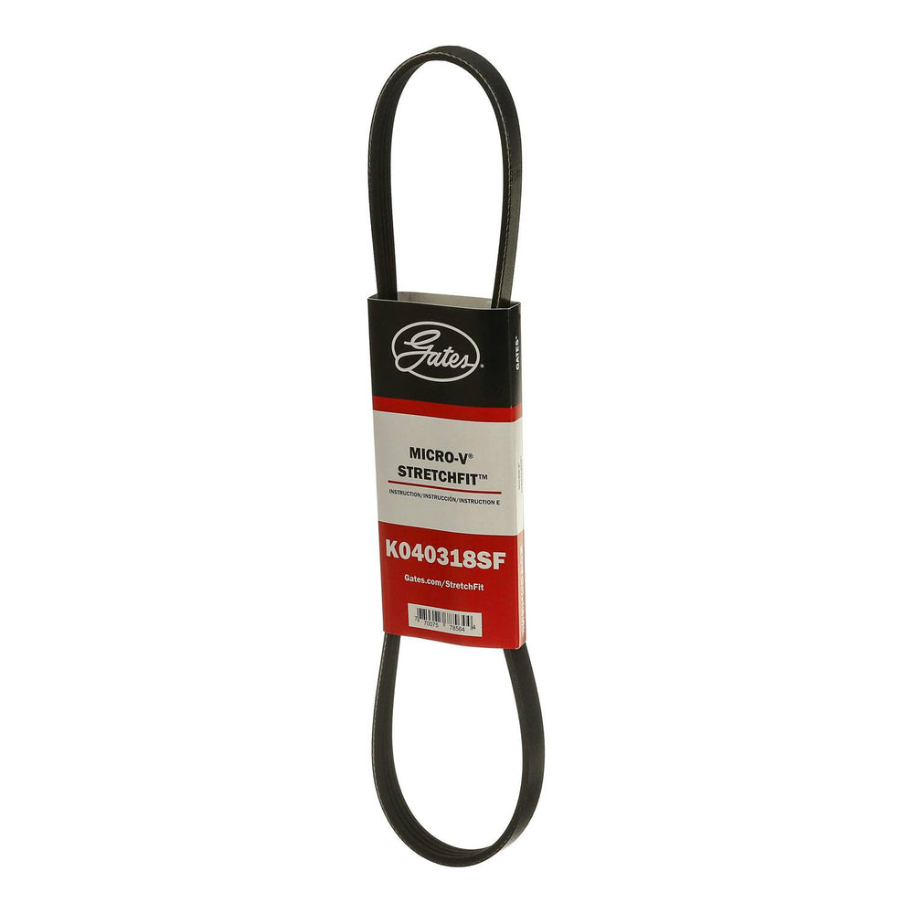 Gates 06-10 BMW 650I V-8 4.8L A.C. Stretch Fit V-Ribbed Belt