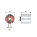 Gates Steel Smooth/Backside (28 mm x 9 mm x 29 mm)