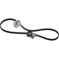 Gates 3 Components (1 Belt 1 Tensioner 1 Idler) - Includes Bracket Bushing Bolt Washer