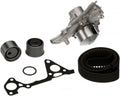 Gates 4 Components (1 Belt 2 Idlers 1 Water Pump w/Back Housing) - Includes Gasket O-Ring