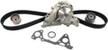 Gates 4 Components (1 Belt 2 Idlers 1 Water Pump w/Back Housing) - Includes Gasket O-Ring