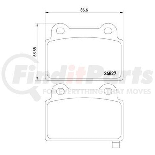 BRAKE PAD SET DISC BRAKE 8DB