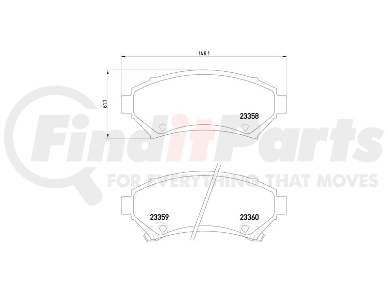 BRAKE PAD SET DISC BRAKE 8DB