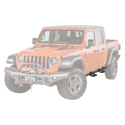 ~(55 lbs. 76X13X8)~ KIT JEEP JL 4P ROCK SLIDER