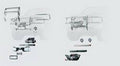 Grill Guard: 2008 Ford Pick Up Full Size 1 ton SD; Grille Guard Kit; black