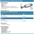 CATALYTIC CONVERTER DIRECT FIT CALIFORNIA