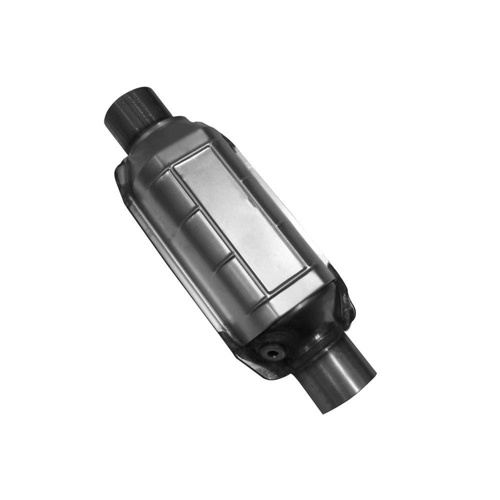 CATALYTIC CONVERTER UNIVERSAL OBDII CALIFORNIA STD ROUND O2 FRONT
