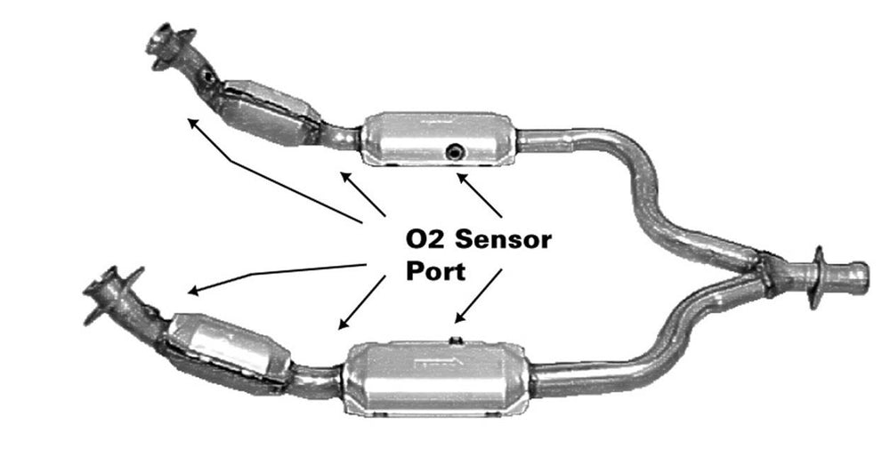 MUSTANG OBDII CATALYTIC CONVERTER DIRECT FIT