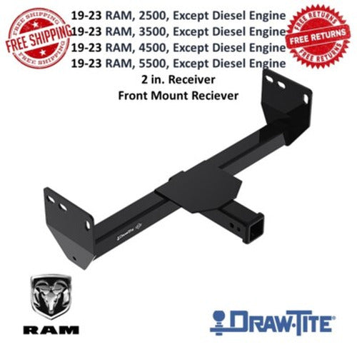 19C RAM 2500/3500/4500/5500 (EXCEPT DIESEL) FRONT MOUNT RECEIVER HITCH