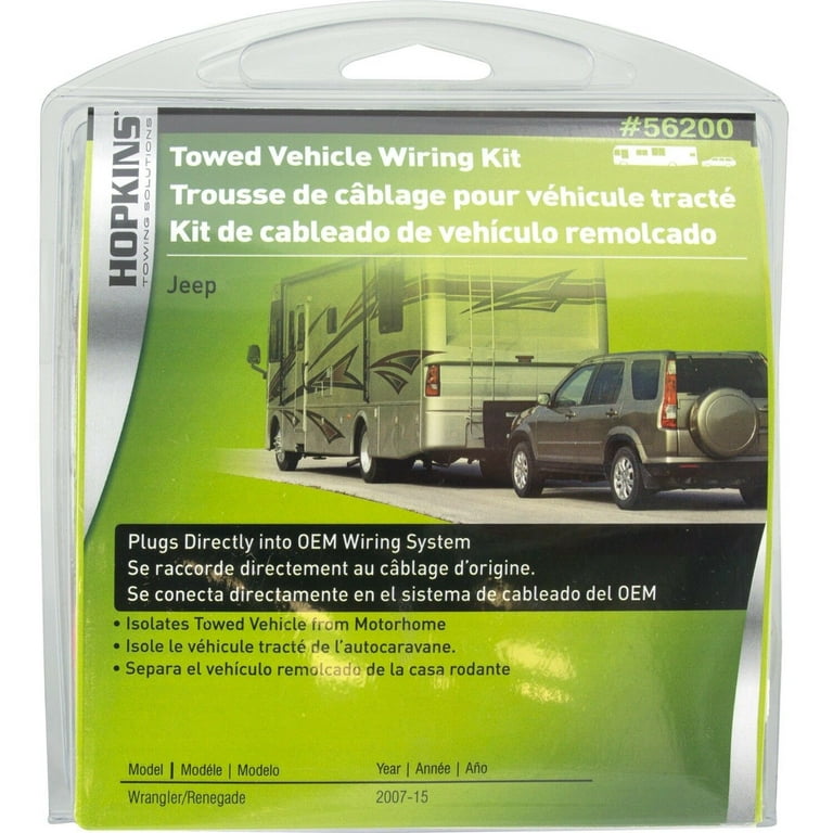 0716 JEEP WRANGLER TOWED VEHICLE WIRING KIT