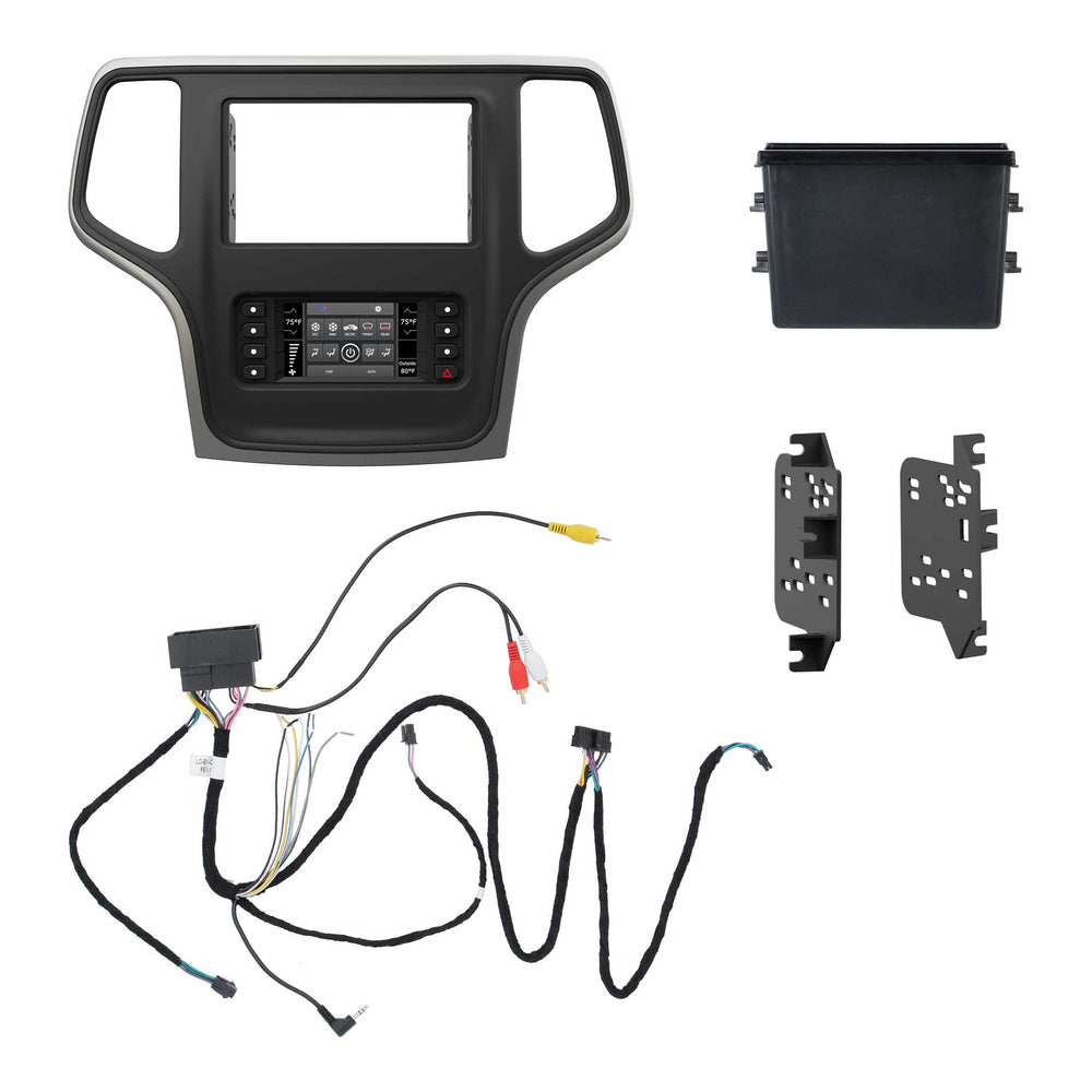 JEEP GRAND CHEROKEE 20142017 SILVER TRIM TURBOTOUCH KIT