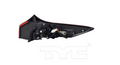 CAPA 2121 NS ROGUE USBUILT LED TAIL LIGHT ASSY LH