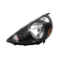 LH HEADLAMP ASSY COMPOSITE NIGHT HAWK BLACK; CODE B92P HONDA FIT 20072008