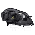 CAPA LH HEADLAMP ASSY COMPOSITE X164; HALOGEN MERCEDESBENZ GL450 0712; GL550 0812; GL320 0709