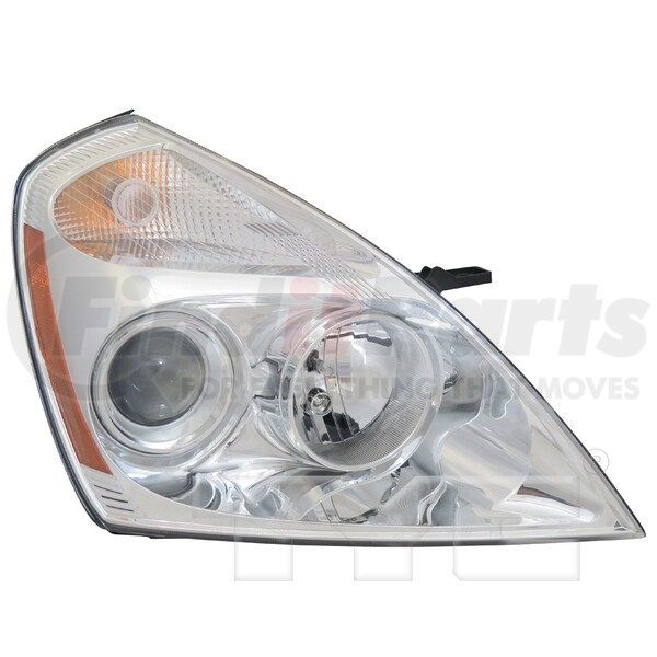CAPA RH HEADLAMP ASSY COMPOSITE FROM 608 KIA SEDONA 20072012