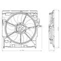 1418 BW X5 3.0L TUR GAS W/ BLM RADIATOR & CONDENSER C