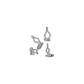 65-66 PONY DOOR PANEL CLIP
