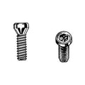 64-66 HANDLE/CRANK SCREW(BULK)