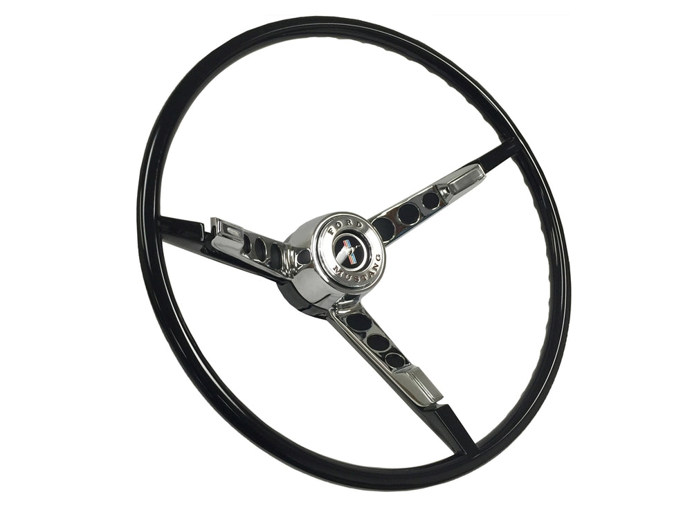 64-1/2 BLACK STEERING WHEEL