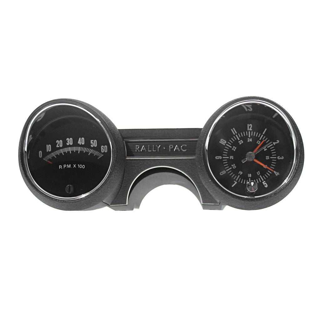 65 RALLY PAC V8 6000RPM BLK ALL BLK