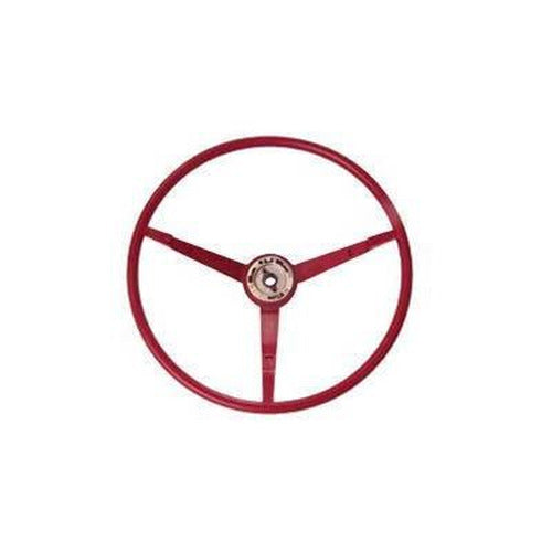 66 DK RED STEERING WHEEL (ALT)