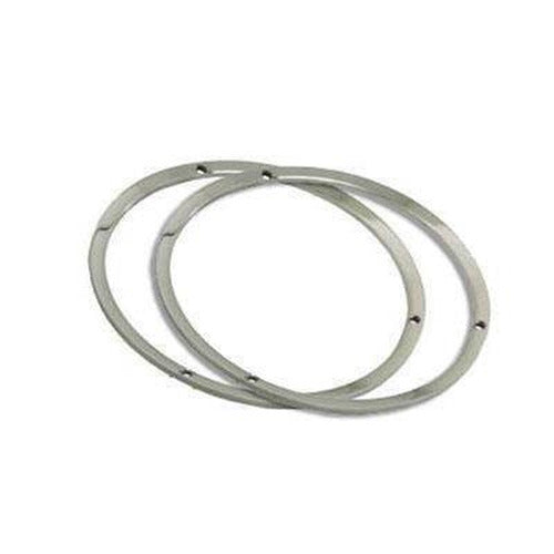 1967-8 HEADLAMP DOORS CHRME PR