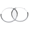 1967-8 HEADLAMP DOORS CHRME PR