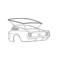 67-68 REAR WINDOW SEAL(FBACK)