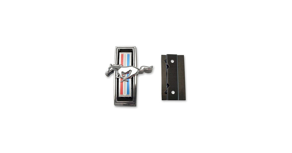 69 GRILLE EMBLEM W/MOUNTING