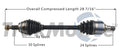 ALL NEW CV AXLE