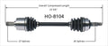 NEW CV AXLE
