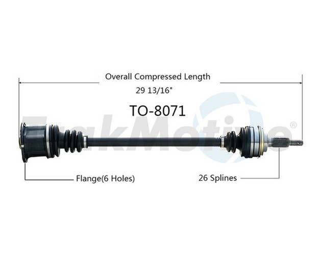 NEW CV AXLE