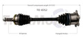 NEW CV AXLE