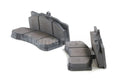Street Axle Pack Slotted; Frt & RR