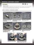 Spartan Locker for Model 35 with 27 spline axles and a 1.560IN carrierIN includes heavy-duty cross p