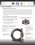 USA Standard Ring and Pinion gear set for GM 8.2IN in a 3.73 ratio