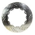 Rotor Ring Replacement 14 Inch 1.25 Inch Thick Slot Drill W/ZincPassengers Side BAER Brakes