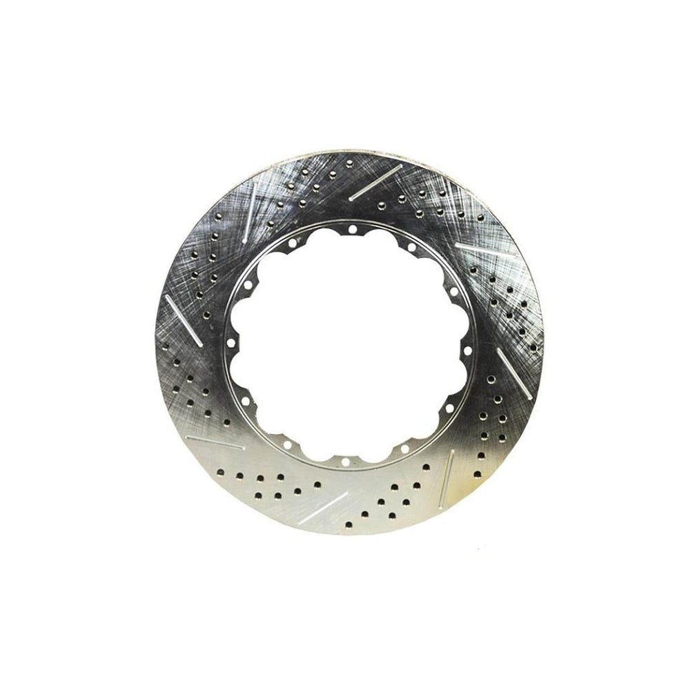 Rotor Ring Replacement 14 Inch 1.25 Inch Thick Slot Drill W/ZincPassengers Side BAER Brakes
