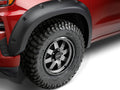 Black Forge Pocket/Rivet Textured Finish 4-Pc Fender Flare Set For 07-13 Toyota Tundra Excludes Model With Mud Flap Bushwacker