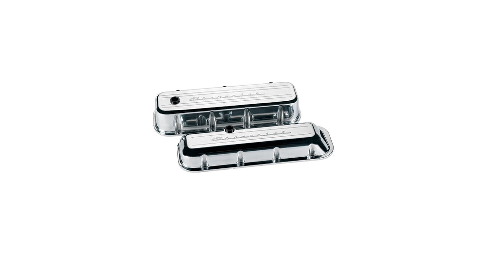 BBC Valve Covers Chevy Logo Short