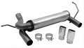 SS Axle Back Exhaust 07-18 Wrangler 3.6/3.8L