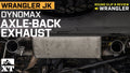 SS Axle Back Exhaust 07-18 Wrangler 3.6/3.8L