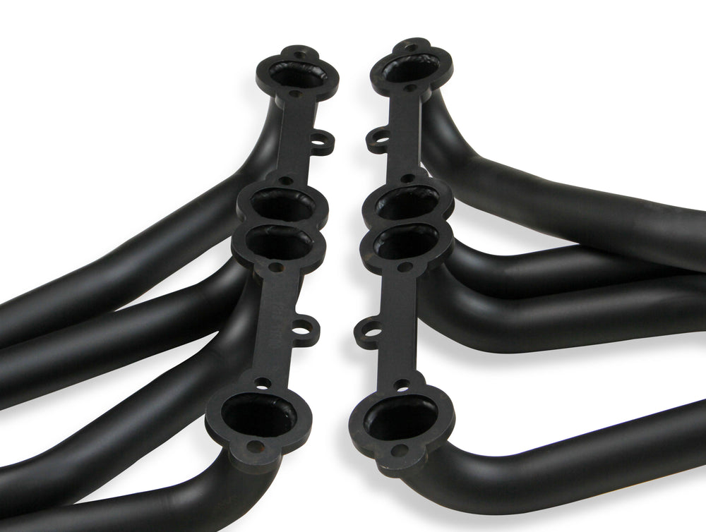 Long Tube Header Black Paint 1966-1974 Chevy/GMC 1/2 & 3/4 & 1-Ton 2WD & 4WD 1967-1974 Blazer/Jimmy 2WD 1966-1972 Blazer/Jimmy K5/Suburban 4WD 1973-1974 Blazer/Jimmy K5/Suburban 2WD & 4WD 283-400 Tube Size 1.5 Inch Collector Size 3 Inch FlowTech