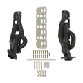 Shorty Headers Black Painted Fits 2009-2024 (2019-2024 Classic Models) Dodge Ram 1500 Hemi V-8 5.7L Tube Size 1-3/4 Inch O.D. Black High Temp Paint FlowTech