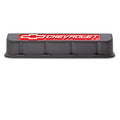 Slant Edge Valve Covers BBC Black Crinkle