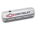 Slant Edge Valve Covers BBC Polished
