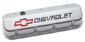 Slant Edge Valve Covers BBC Polished