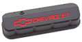 Slant Edge Valve Covers BBC Black Crinkle