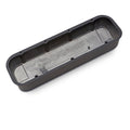 Slant Edge Valve Covers BBC Black Crinkle