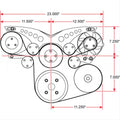 Track Pulley Set Chryslr 383/440/426